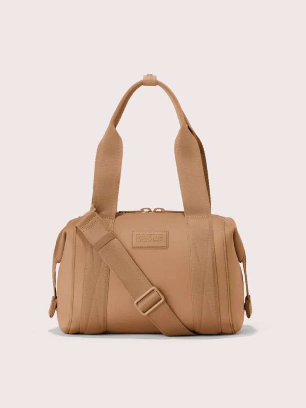 Dagne Dover Camel Duffle Landon Neoprene Carryall Bag Extra Small